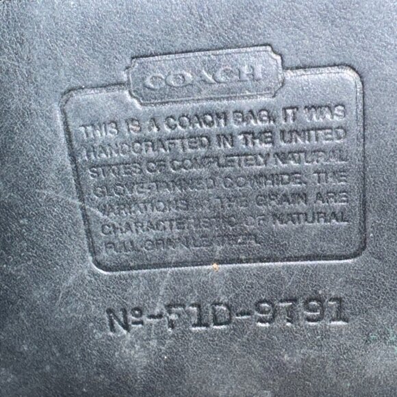 Vintage Coach 9791 Drawstring Leather Daypack Backpack - Picture 13 of 15